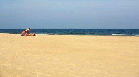 Allein am Strand